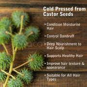 NIFEISHI Authentic Jamaican Black Castor Oil with Rosemary, 100ml