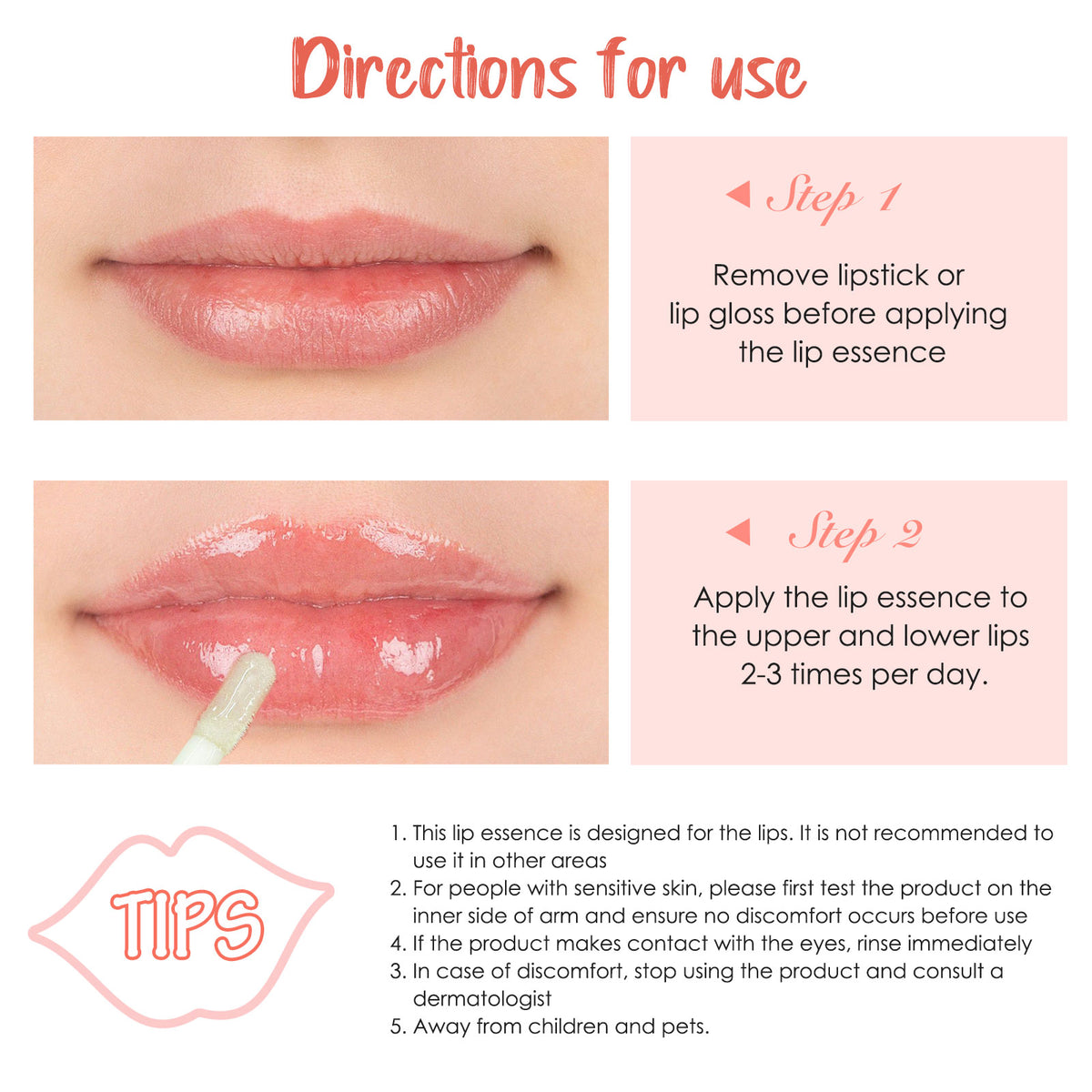 NIFEISHI 2pcs Day & Night Lip Plumper Set