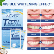ALIVER Teeth Whitening Strips Professional Dental Oral Care