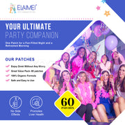 ELAIMEI Anti Hangover Party Pads, 60pcs