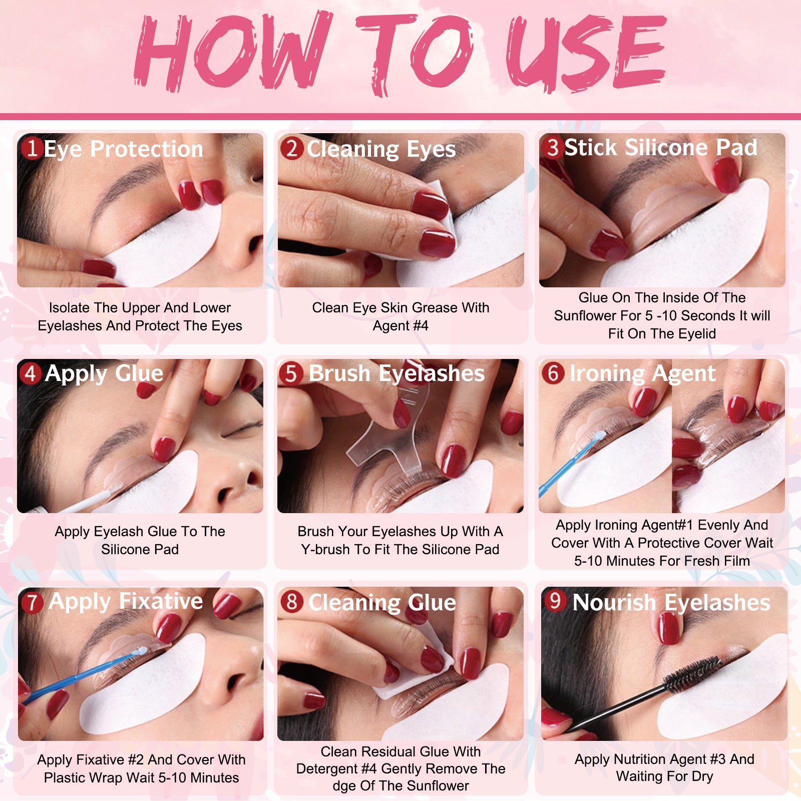 ALIVER Eyelash Extension Lift Kit