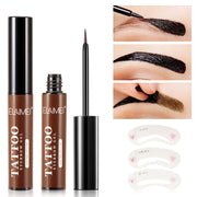 ELAIMEI Tattoo Eyebrow Gel, Peel Off Tint (Light Brown)