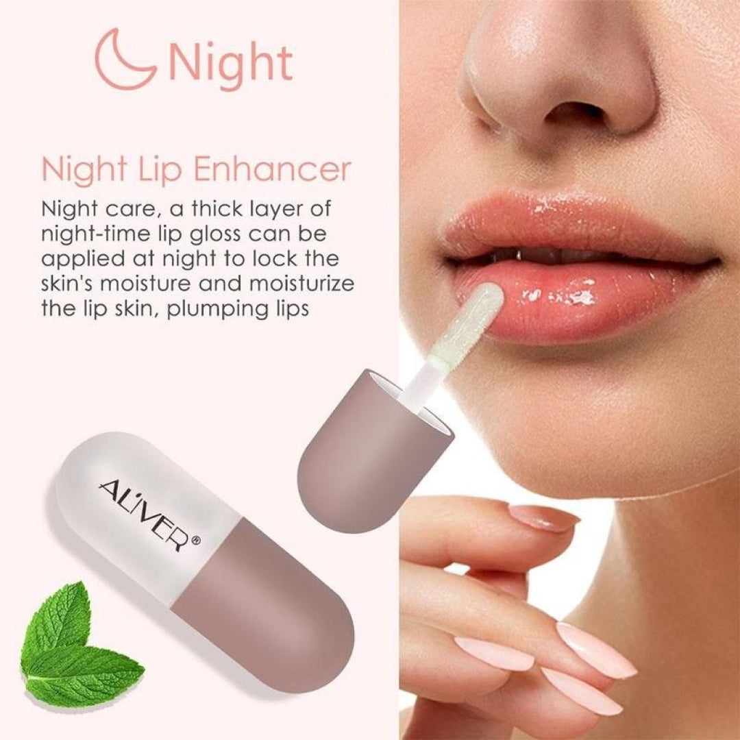 ALIVER Day & Night Lips Enhancer Set, pack of 2pcs