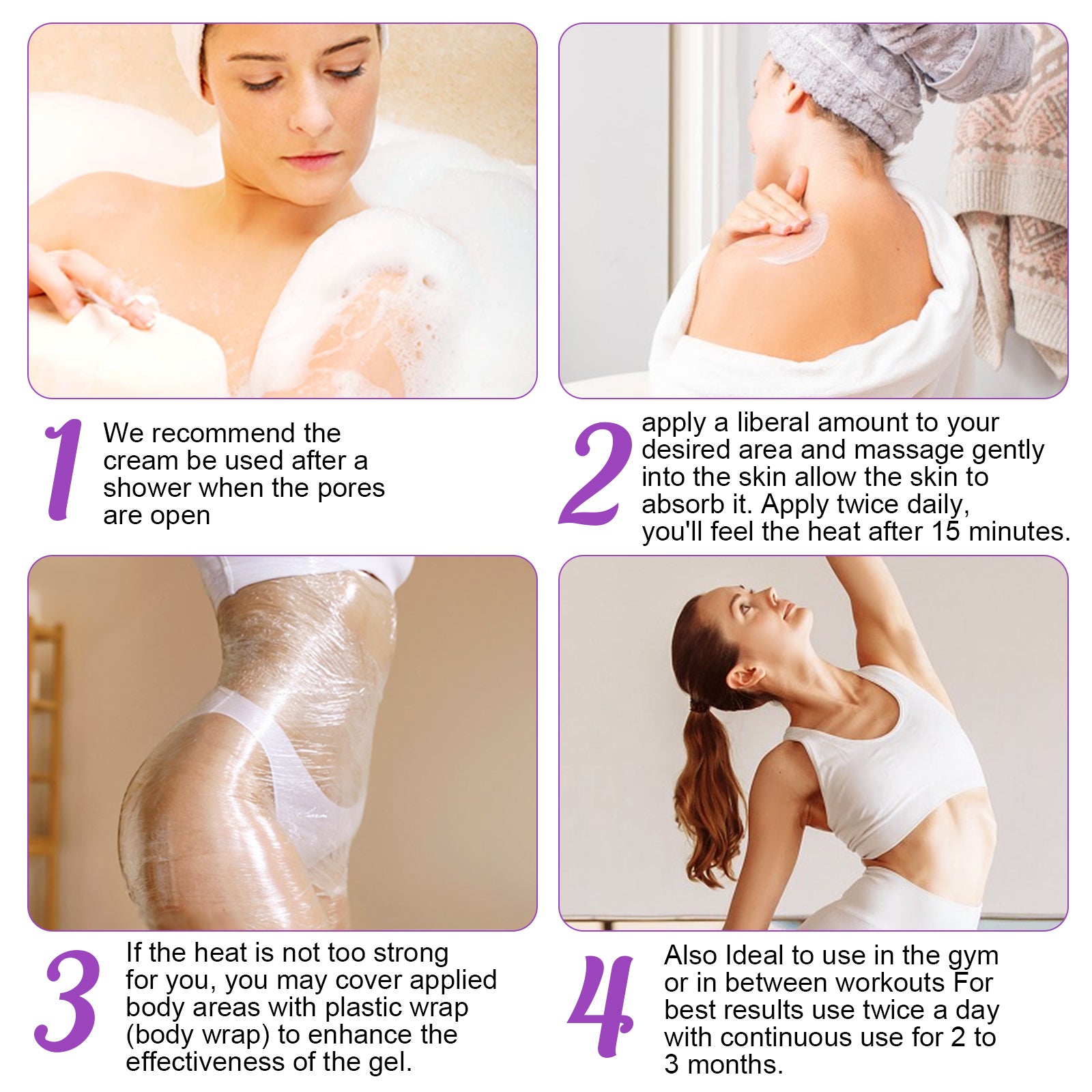 ValleyLux Slimming Hot Body Cream, 60ml