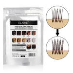 ELAIMEI Hair Building Fibers Alopecia Keratin Thicker Concealer Hair Loss Powder for Men & Women, Dark Brown Bag 50g
