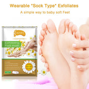 Aliver Сamomile Soft Foot Peel Mask for Feet Dead Skin Remover