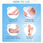 ELAIMEI U-Shaped Felt Callus Pads for Feet Pain Relief & Foot Protection, pack of 48pcs
