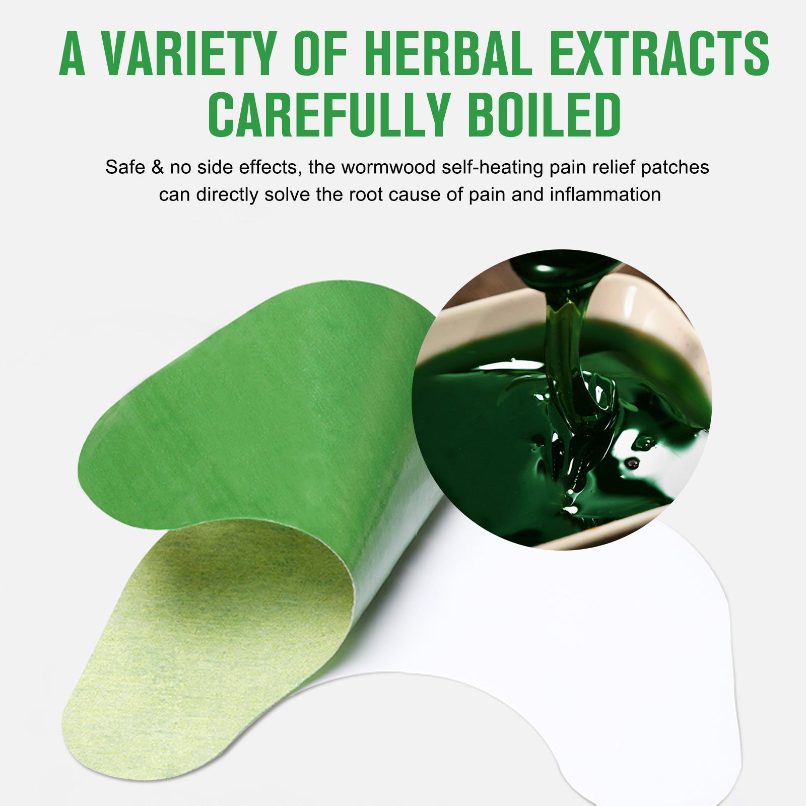 SEFUDUN Wormwood Shoulder Pain Relief Patches, 12pcs