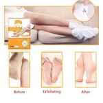 ALIVER Ginseng Soft Foot Peel Mask for Dry Cracked Feet