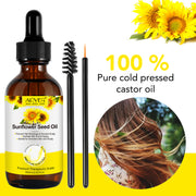 ALIVER Pure Sunflower Seed Oil for Hair, Body & Skin, 60ml