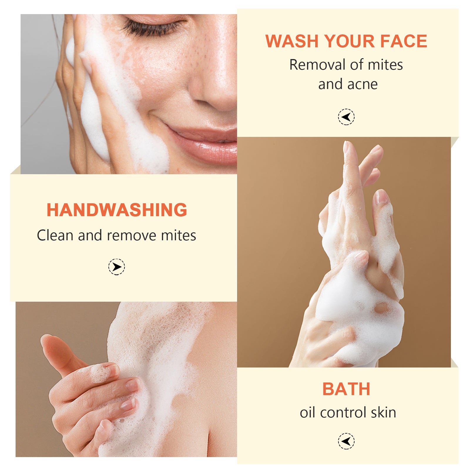 ELAIMEI Papaya Kojic Acid Soap for Face and Body, 100g