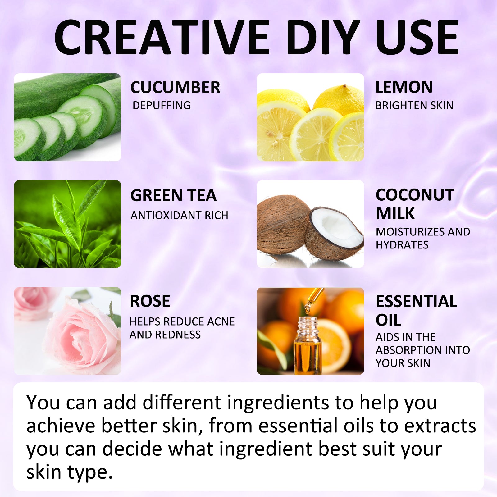 ELAIMEI Ice Roller Facial Cube Massager, Purple