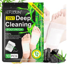 SEFUDUN Natural Detox Foot Patches with Bamboo Vinegar & Ginger, 10pcs