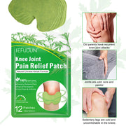 Sefudun Knee Joint Pain Relief Patches, pack of 12pcs