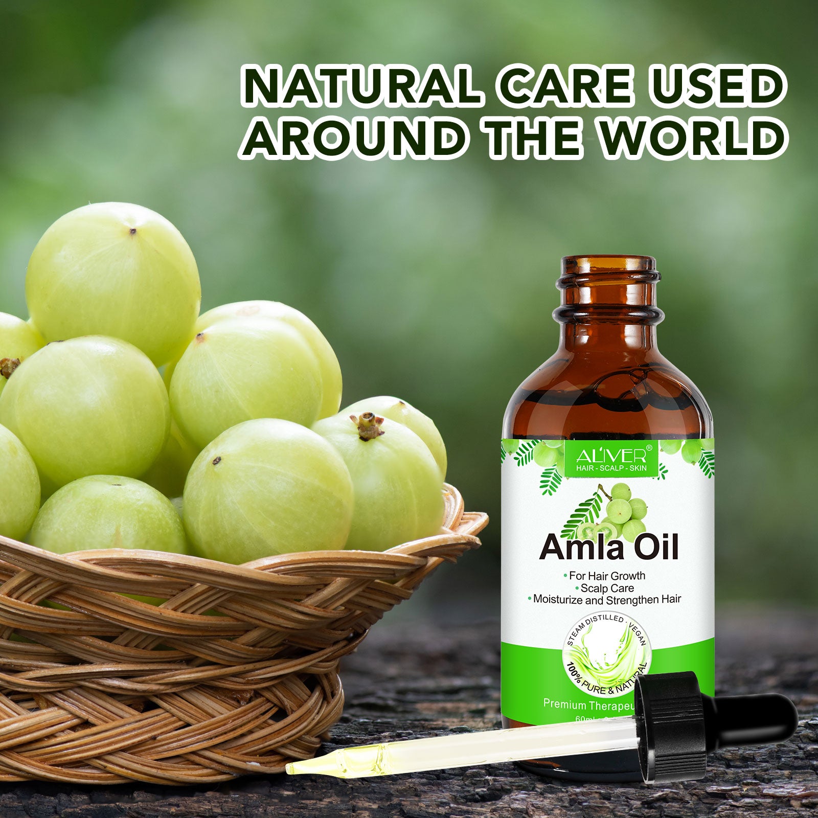 ALIVER Amla Oil for Hair Growth, 60ml