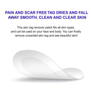 ALIVER Safe Skin Tag Remover Patches, pack of 180pcs