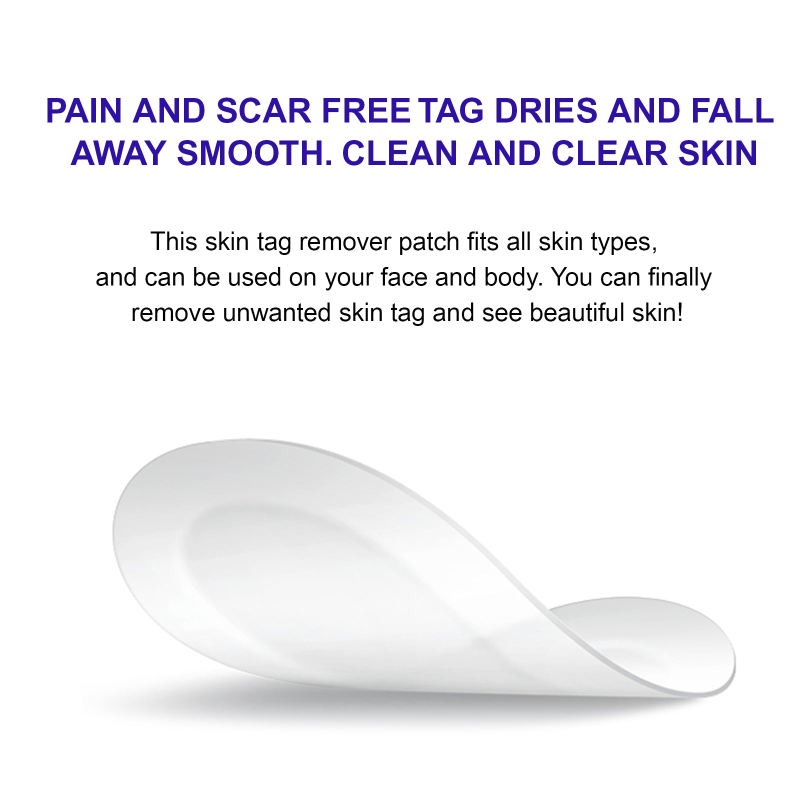 ALIVER Safe Skin Tag Remover Patches, pack of 180pcs