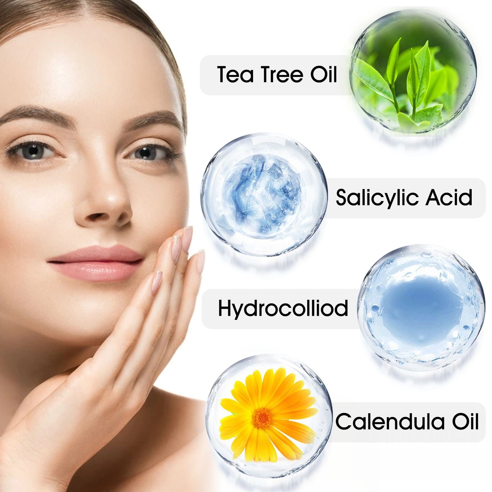 ELAIMEI Acne Pimple Patches for Face, 20pcs