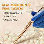 ALIVER Pure Pumpkin Seed Oil for Hair Growth, 60ml