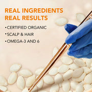 ALIVER Pure Pumpkin Seed Oil for Hair Growth, 60ml