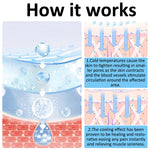 ELAIMEI Ice Roller Facial Cube Massager, Blue