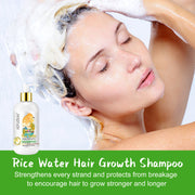 SEFUDUN Rice Water Hair Growth Shampoo, 300ml