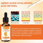 IFUDOIT 20% Vitamin C Serum for Face Skin Moisturizer 30ml