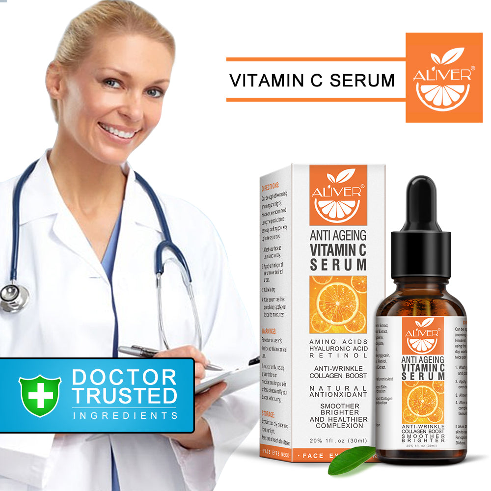 Aliver Vitamin C Serum Moisturizer for Face Skin
