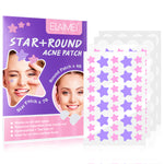 ELAIMEI Stars + Round Pimple Patches, pack of 126pcs