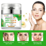 ELAIMEI Kojic Acid Glutathione Face Cream for Dark Spots Removal, 50ml