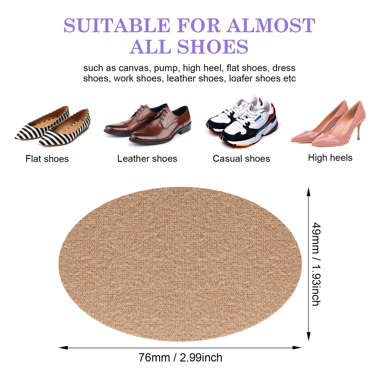 SEFUDUN Heel Stickers, Anti Blister Tapes 24pcs