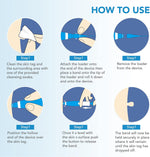 ALIVER 2in1 Blue Skin Tag Removal Kit