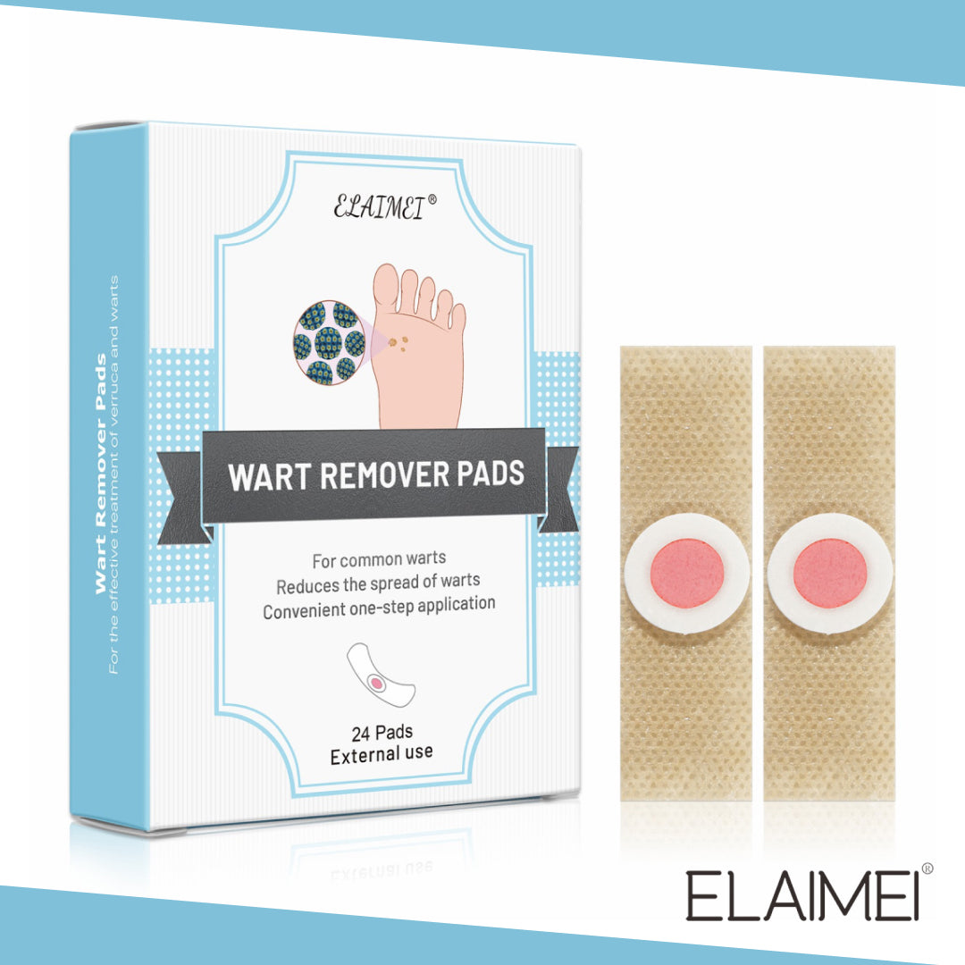 ELAIMEI Corn Wart Removal Foot Pads, 24pcs