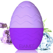 ELAIMEI Ice Roller Facial Cube Massager, Purple