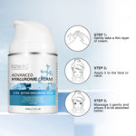 Kizenka Hyaluronic Acid Face Cream Moisturizing Anti Aging Wrinkle Remover Repair Skin Care Retinol Fine Line Repair Niacinamide Day Night