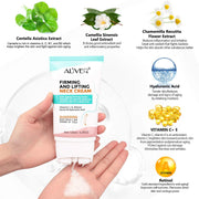 Aliver Firming Neck Skin Cream Roller for Facial Lifting Massage