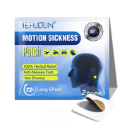 Sefudun Motion Sickness Patch 40 pathces Travel Anti Nausea Safe & Effective Car, Sea, Aeroplan Pads