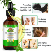 ALIVER Natural 3-in-1 Rosemary Oil with Peppermint & Pumpkin Seed Oil, 60ml