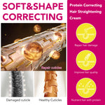 ELAIMEI Silk & Gloss Hair Straightening Cream, 60ml