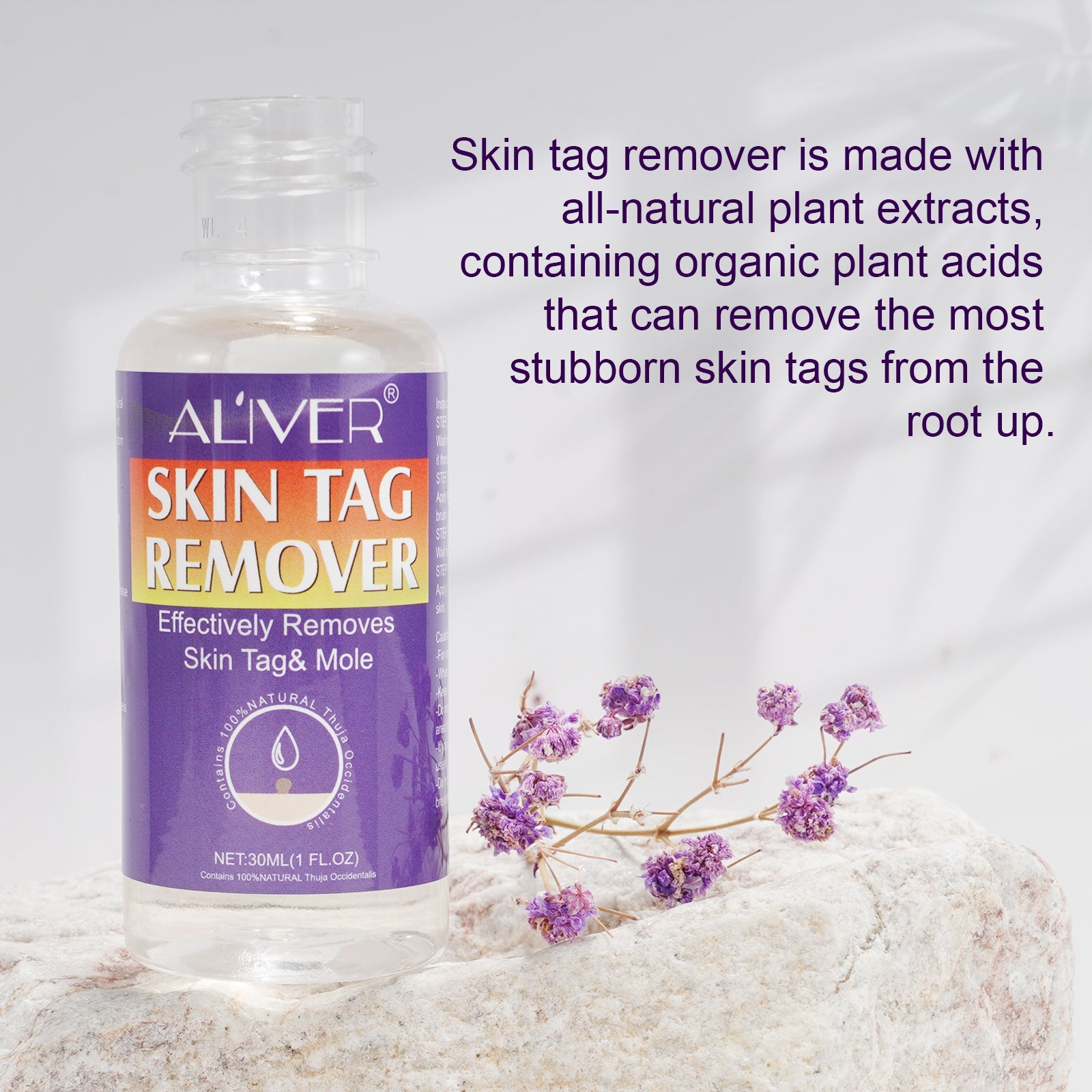 ALIVER Safe Skin Tag Removal Liquid, 30ml