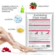 Aliver Rose Soft Foot Peel Mask for Feet Dead Skin Remover