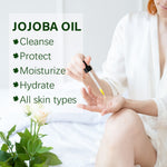 ALIVER Pure Jojoba Oil for Hair, Face & Body, 60ml