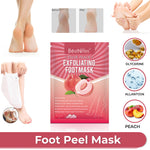 BestNiffes Exfoliating Foot Peel Mask, Fresh Peach