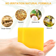 ELAIMEI Natural Ginger Lymphatic Slimming Soap for Face & Body, 100g