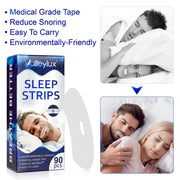ValleyLux Anti Snoring Sleep Strips Gentle Mouth Tape for Nose Breathing Low Loud Snoring Relief 90 pcs