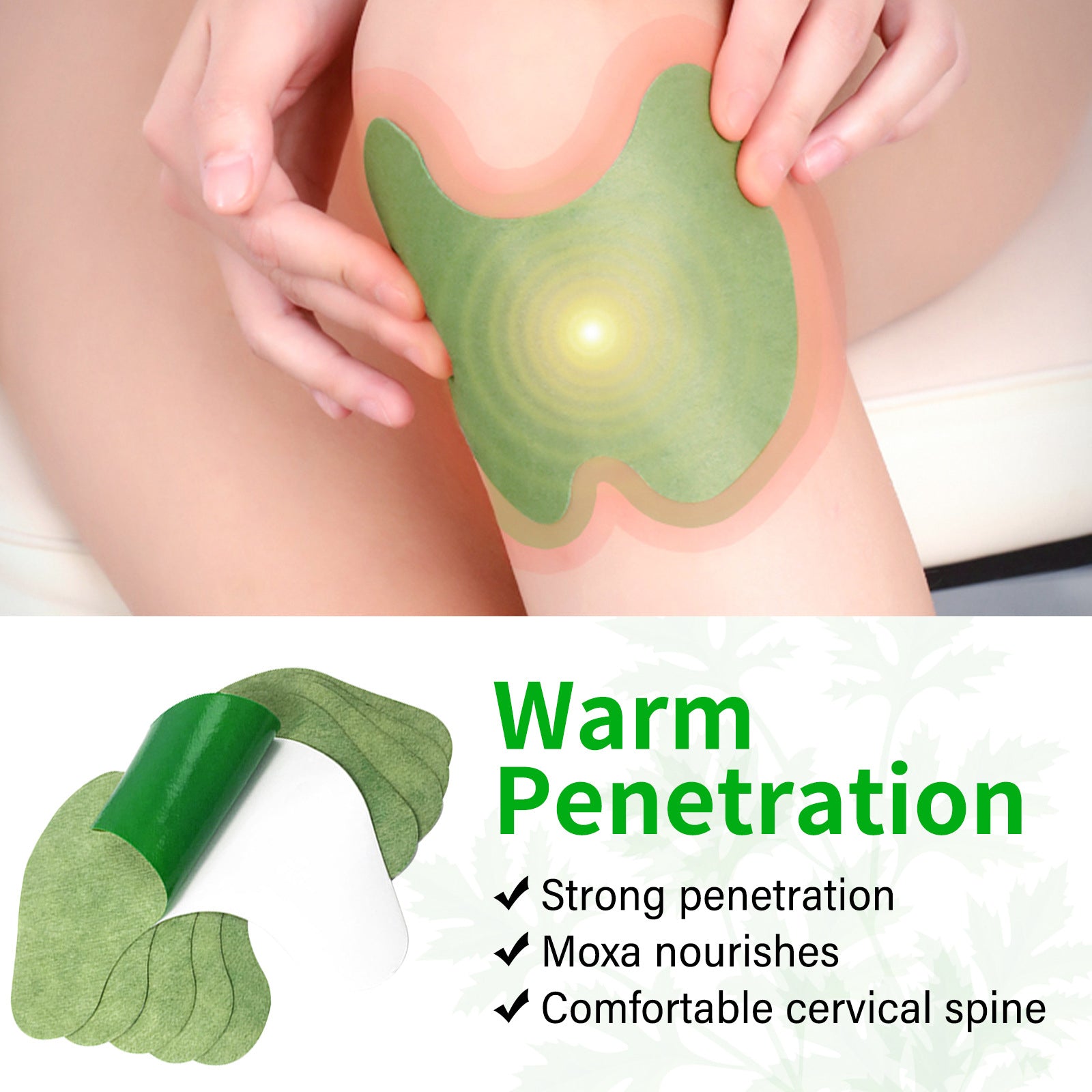 Sefudun Knee Joint Pain Relief Patches, pack of 12pcs