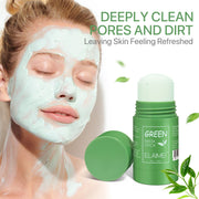 ELAIMEI Purifying Clay Stick Cleanser Mask for Face, Green Tea