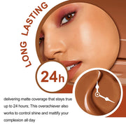 ALIVER 2in1 Colour Changing Concealer Stick & Brush, Long Lasting Makeup - NATURAL TAN