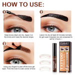 ELAIMEI Tattoo Eyebrow Gel, Long-Lasting Tint (Dark Brown)