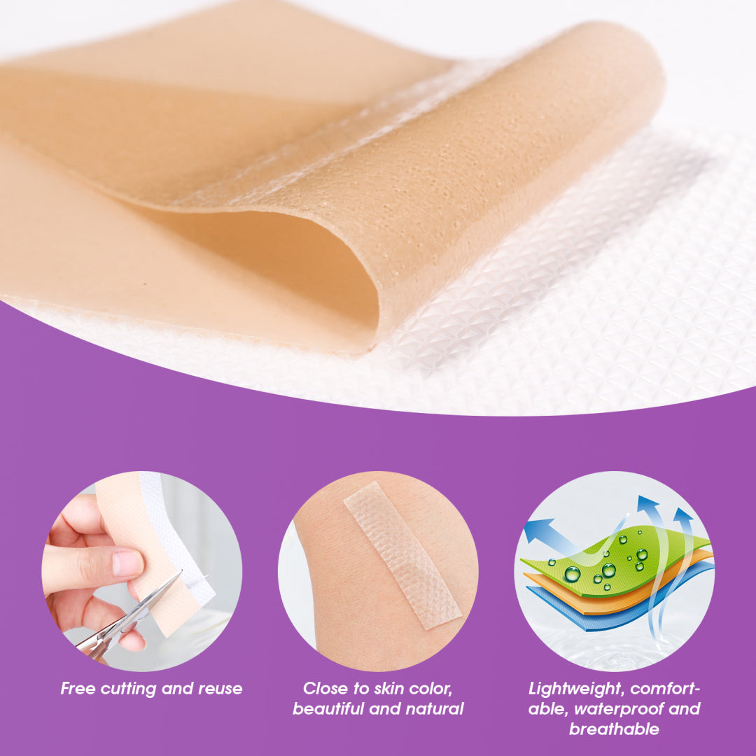 ELAIMEI Silicone Scar Gel Sheets Skin Treatment